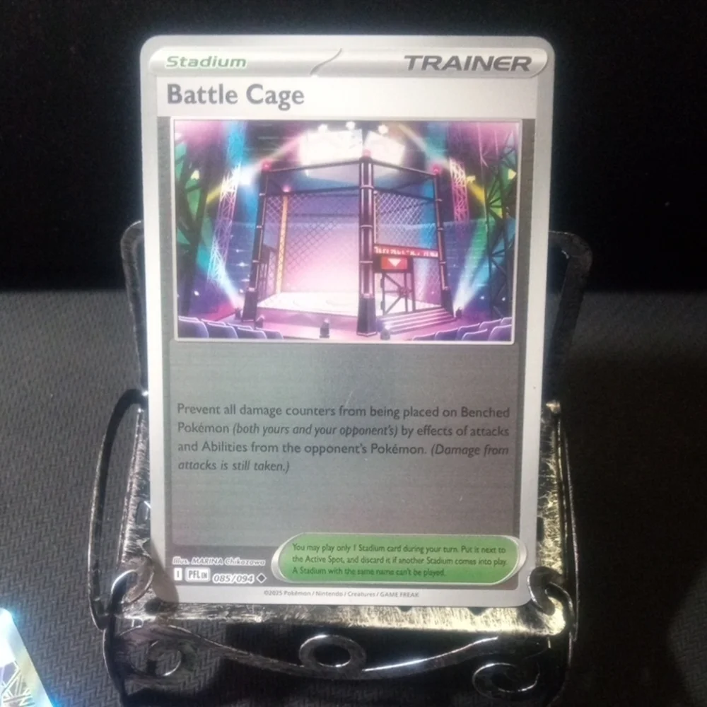 ✨ 2 Battle Cage Pokemon Trainer NM Cards Holo + Full Art Prismatic Evolutions ✨